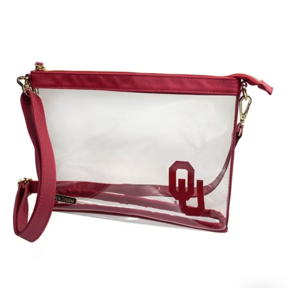 Oklahoma Sooners Stadium Approved Women’s Clear Crossbody/Clutch